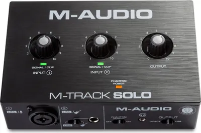 Zdjęcie produktu dla Zewnętrzna karta dźwiękowa M-Audio M-Track SOLO