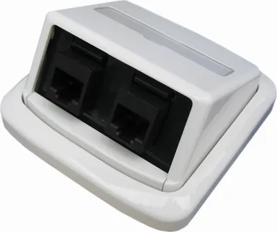 Obrázok produktu pre Dvojzásuvka ABB TANGO 2xRJ45 Cat5e UTP bílá,BKkeys