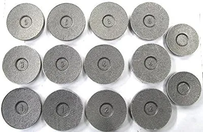Pétanque-Set, 12 Kugeln + Meisterkugel, Metall, 14+