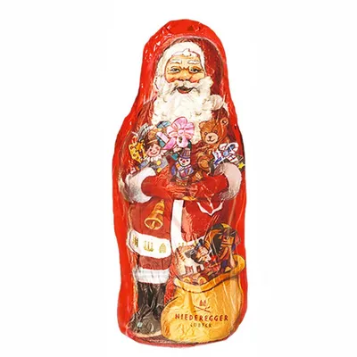 Zdjęcie produktu dla Niederegger Father Christmas z marcepanu z ciemnej czekolady 100g
