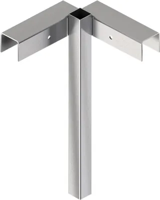 Produktbild von Schake Eckoberteil für Holzzäune 490mm lang
