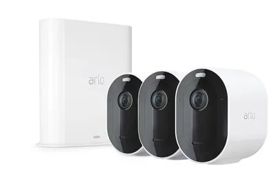 Zdjęcie produktu dla Arlo VMS4340P, Kamera bezpieczeństwa IP, Wewnętrz i na wolnym powietrzu, Bezprzewodowy, FCC, CE, IC, EU RoHS compliant, EU-REACH compliant, EuP1275 compliant, WERCS, Ściana, Czarny, Biały