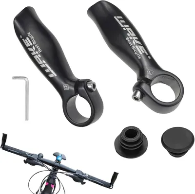 Imagen del producto de Puños para bicicleta de aleación de aluminio, diseño ergonómico, 22,2 mm, para bicicletas de montaña (MTB)