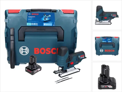 Produktbild von Bosch GST 12V-70 Professional Akku Stichsäge 12 V + 1x Akku 6,0 Ah + L-Boxx - ohne Ladegerät