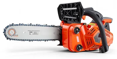 Produktbild von Benzin-Kettensäge - Motorsäge - 30,5 cm Schwertlänge - 25,4 cm³ Hubraum - 0,75 kW 2-Takt-Motor - 11.500 U/min - Rutschfester Griff - Zwei Tanks