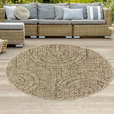 Immagine prodotto di Tappeto per interni ed esterni per cucina, sala da pranzo o terrazza Dimensioni - 80 cm rotondo