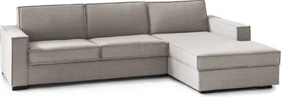 Produktbild von Schlafsofa Daaki, Ecksofa, 100% Italy, Sofa mit Drehöffnung, Rechte Containerhalbinsel, mit schmalen Armlehnen, Cm 260x95h90, Turteltaube