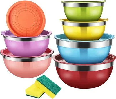 Obrázek produktu pro Sada nerezových mís, skladování potravin, kuchyně