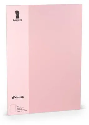 Produktbild von Coloretti Briefpapier, DIN A4, 80 g/m², rosa, 10 Blatt