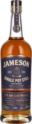 Produktbild von Jameson Single Pot Still Irish Whiskey Five Oak Cask Release 46% Vol. 0,7l