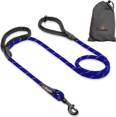 Immagine prodotto di Collare per cani in sovrappeso con due maniche imbottite - Antiscivolo, riflettente e resistente alle intemperie, per cani di taglia media e grande.