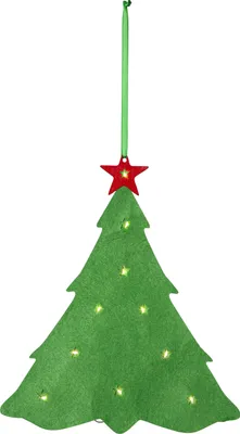 Produktbild von Weihnachtsbeleuchtung Merry Filz Weihnachtsbaum 10 LEDs H 30cm