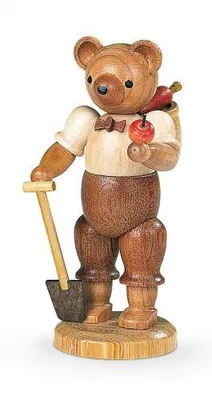 Produktbild von Bärensammelfigur Bärengärtner natur klein Höhe 10 cm