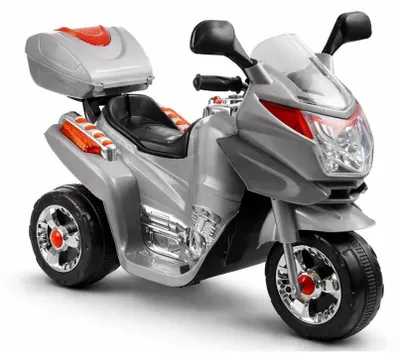 Zdjęcie produktu dla Motocykl dla dzieci na akumulator Hc8051, srebrny, elektryczny pojazd dla dzieci
