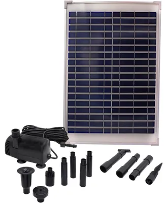 Image de Ubbink Kit de pompe pour fontaine de jardin SolarMax 1000 avec panneau solaire