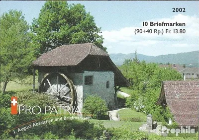 Produktbild von Briefmarken Schweiz 2002 Mi MH125 (kompl.Ausg.) gestempelt Pro Patria