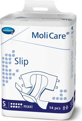 Produktbild von MoliCare® Slip Maxi 9 Tropfen – Größe S, 14 Stück für maximalen Schutz bei schwerer Inkontinenz