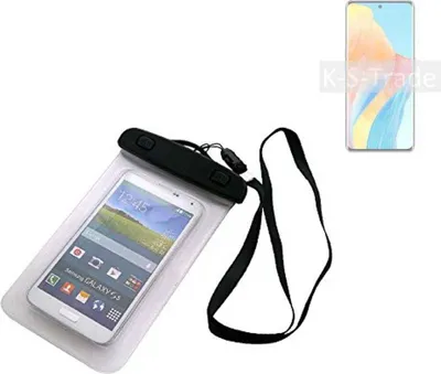 Produktbild von K-S-Trade Schutz Hülle Handy Hülle Kompatibel mit Oppo Reno 8T 4G Beach Bag wasserdicht 16cm x 10cm Schutzhülle Staub Sand Flachwasser Beachbag
