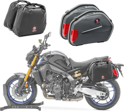Immagine prodotto di Set di valigie per moto + borse interne laterali # SC22