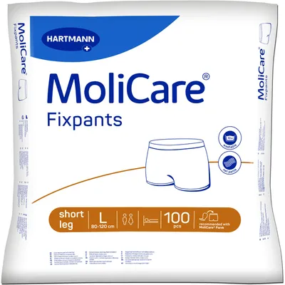 Obrázek produktu pro Hartmann MoliCare Fixpants short L P100 | balení (100 ks)