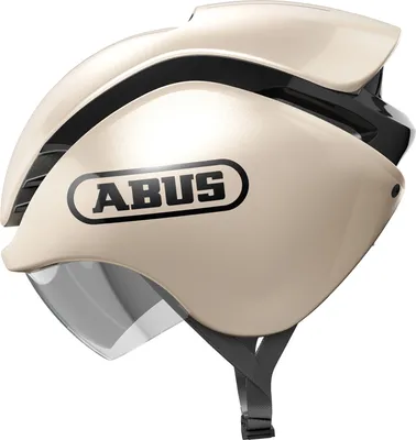 Produktbild von ABUS Fahrradhelm GameChanger Tri - für Triathleten und Rennradfahrer - Aerodynamik für Bestzeiten - für Damen und Herren - Gold, Größe S (51-55 cm)