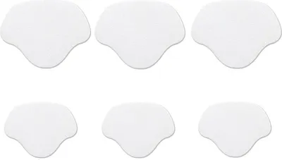 Immagine prodotto di INF Protezioni tallone autoadesive/toppe di riparazione per scarpe 12 pz Bianco