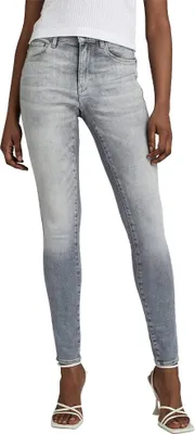Produktbild von G-star 3301 Skinny Fit Hochtaillierte Jeans Grau 27 / 32 Frau Grau 27