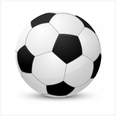 Produktbild von Wallario Memoboard Magnettafel aus Glas, Größe 50 x 50 cm, Motiv Fußball klassisch vor weißem Hintergrund