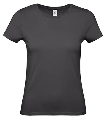 Produktbild von B&C - "#E150" T-Shirt für Damen FK1976 (S) (es Schwarz)