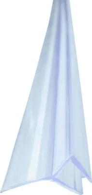 Produktbild von Bagnoxx Duschdichtung Anschlagdichtung, 2m, 135 Grad, 6mm Glasstärke, transparentes Eckprofil für Duschkabine im Bad,  PVC Duschlippe, einseitige Türöffnung, auch Badewanne