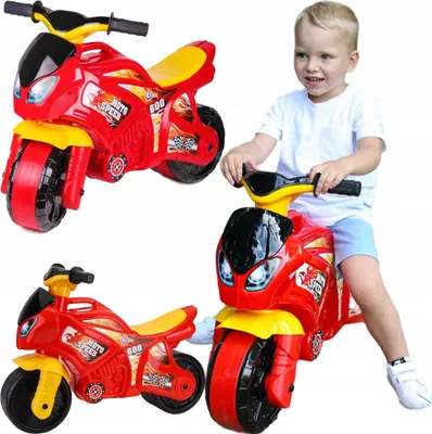Zdjęcie produktu dla Duży Motor 70Cm Jeździk Odpychacz Rowerek Biegowy 5118