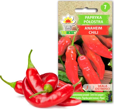 Obrázok produktu pre Semená zeleniny Toraf Anaheimská sladká paprika, balenie 0,2 g
