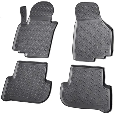 Produktbild von 3D Gummi Fussmatten für VW Golf Plus | 2004-2014 | passgenau mit Rand
