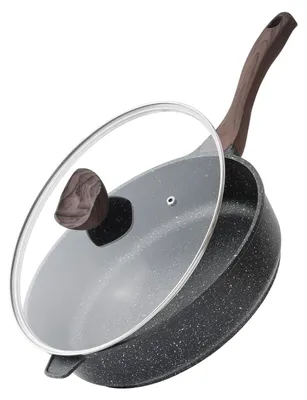 Obrázok produktu pre Solidchoice – Nepriľnavá panvica s pokrievkou – 26 cm, vhodná na indukciu – Zdravá a bez obsahu