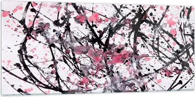 Produktbild von Bilder auf glas - Abstraktion modern - 120x50cm - Glasbilder - Wandbilder - Kunstdruck - zum Aufhängen bereit - Wanddekoration aus Glas - Glas Bilder - Wandbild auf Glas - Einteilig - GAB120x50-3891