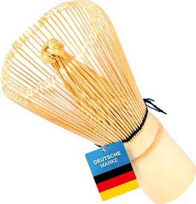Produktbild von Dimono Matchabesen aus Bambus (Chasen) für die traditionelle Teezeremonie - Echtes Handwerk für perfekten Matcha Tee, Grüntee & Milchschaum