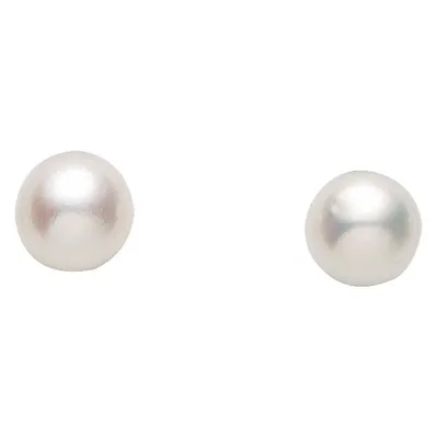 Produktbild von Miamar 01.1105 Damen Ohrstecker Silber synth. Perle weiß