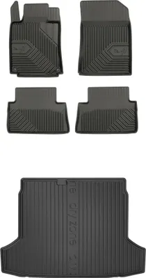 Produktbild von FROGUM Gummimatten Auto Fußmatten + Kofferraummatte für Peugeot 508 I 2010-2018