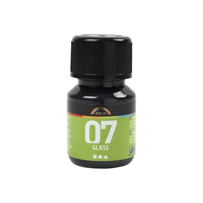 Produktbild von Permanente Glasfarbe – Schwarz, 30 ml