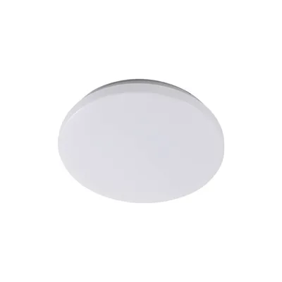 Produktbild von Lindby LED-Außendeckenleuchte Doki, 26 cm, weiß, Kunststoff
