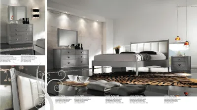 Produktbild von Polsterbett Betten Bett Polster Designer Hotel Doppel Design Holz Bettrahmen Neu