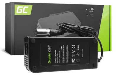 Immagine prodotto di windmeile | Caricabatterie GreenCell 42V 4A per e-bike 36V, DC5521, ACEBIKE20 per batterie agli ioni di litio, bicicletta e-bike pedelec