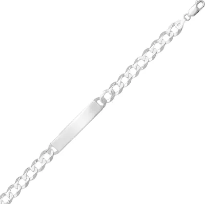 Produktbild von Klassisches 925 Sterling Silber Herren - Identifikationsarmband - 22cm*8mm, 15 Gramm; TRS24797