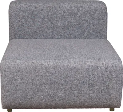 Immagine prodotto di Modulo divano 'Suldal' elemento di seduta sezione centrale 110 x 83 x 68 cm tessile grigio