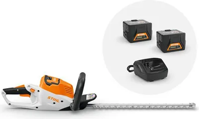 Image de SECTEUR DE HACHES STIHL HSA 50 avec 2x batterie AK 10 et chargeur AL 101, taille-haies sur batterie