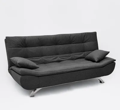 Immagine prodotto di Divano letto a 2 posti in microfibra dal design moderno Centenario - Grigio scuro