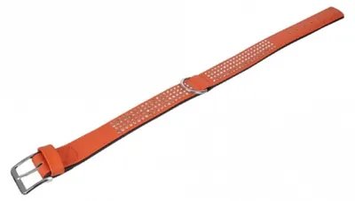 Produktbild von Karlie Vintage Strass Halsband - Mandarine - 4-reihig, 60cm/40mm