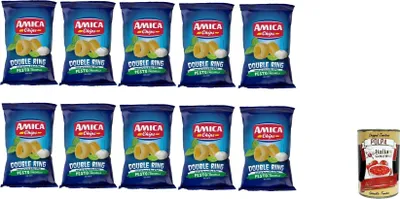 Produktbild von 5x Amica Chips DOUBLE RING pesto und mozzarella 70gr