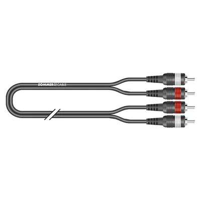 Produktbild von RCA-Cinchkabel RCA, 2 x | RCA-Cinch / RCA-Cinch | 6,00 m