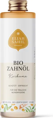 Produktbild von ELIAH SAHIL Bio Mundspülöl mit Kurkumaextrakt 100 ml